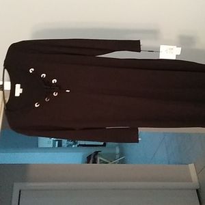 Calvin klein Women's long black sweater